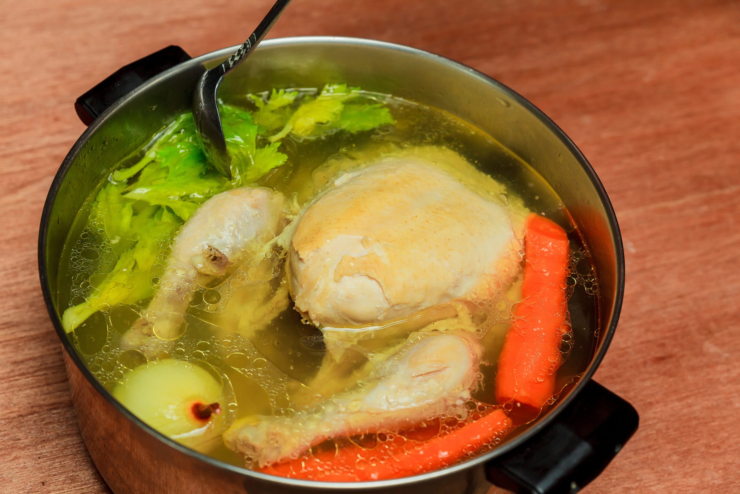 Recette de poule au pot